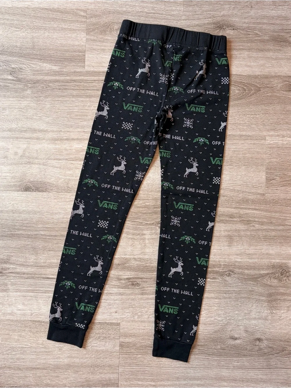 Vans boys Christmas reindeer pajama bottoms